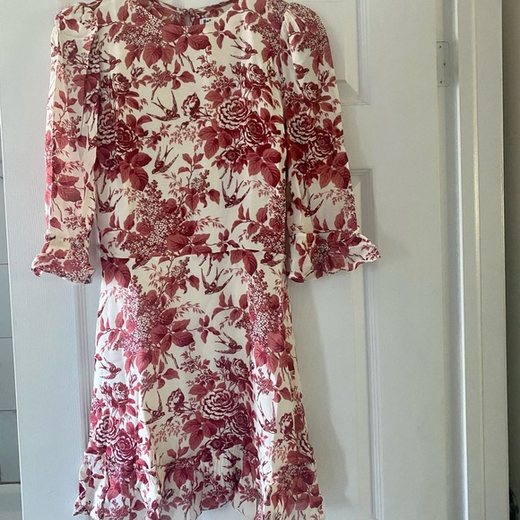 Reformation Doutzen Mini dress in Toile de Jouy 4 - Picture 2 of 6